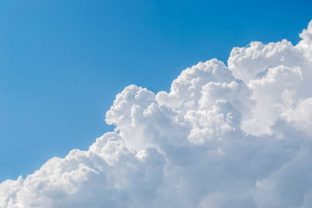 Je gedachten zijn als wolken in de lucht